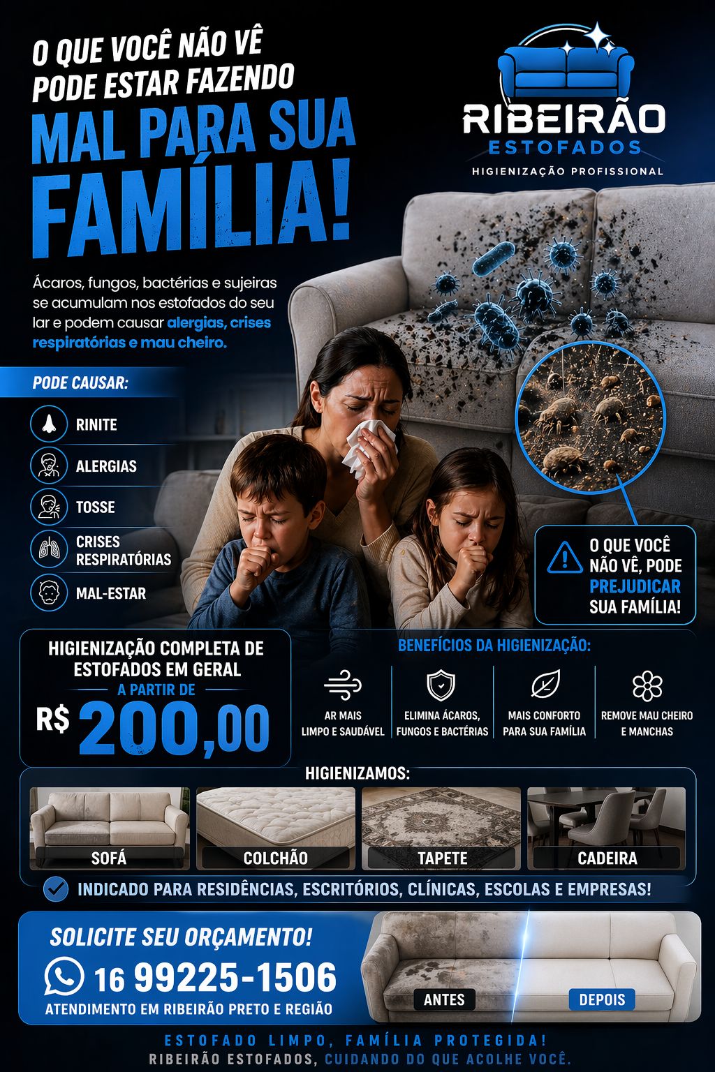 limpeza de estofados ribeirao preto